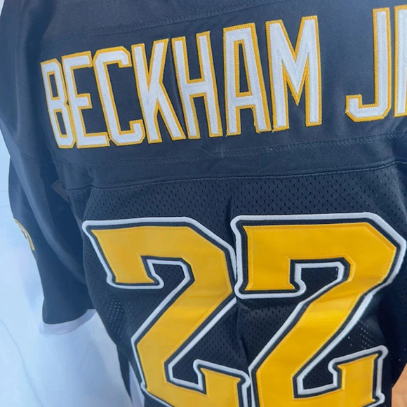 NEW Headgear US Army Odell Beckham Football Jersey Short Sleeve Black Mens 3XL - Picture 8 of 9